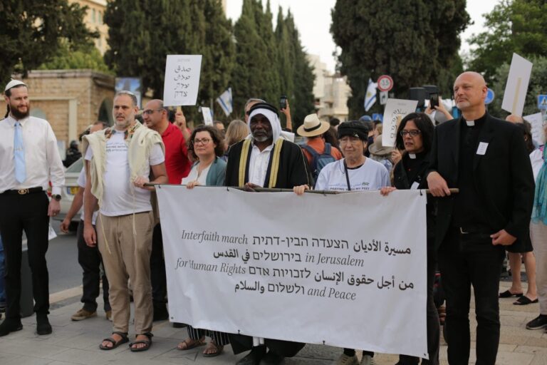Interreligieuze vredesmars Jeruzalem OSV Jacob Lazarus