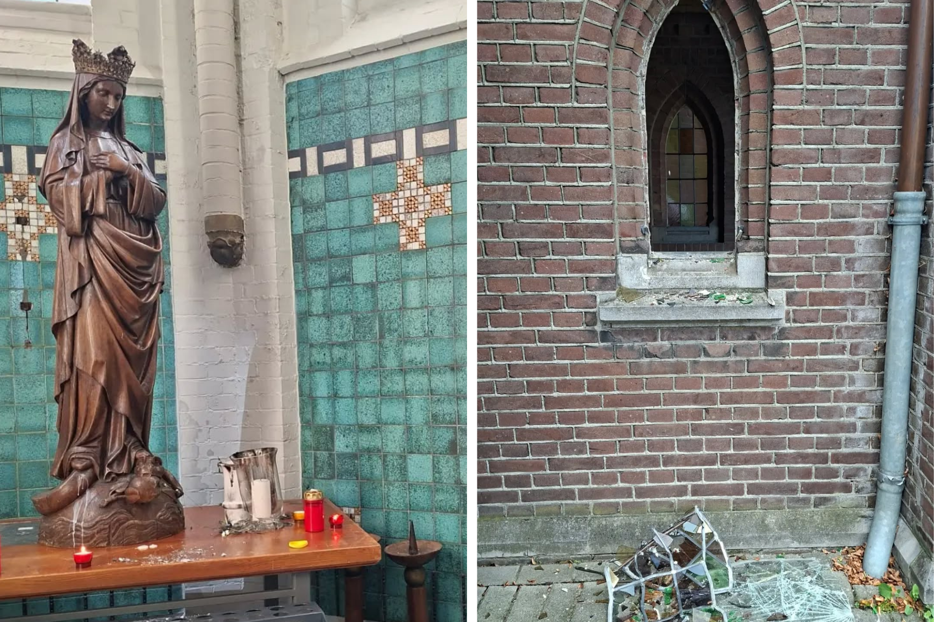 Pastoor sluit brandstichters op in Mariakapel Mierlo-Hout: ‘Dit moet gewoon niet kunnen’
